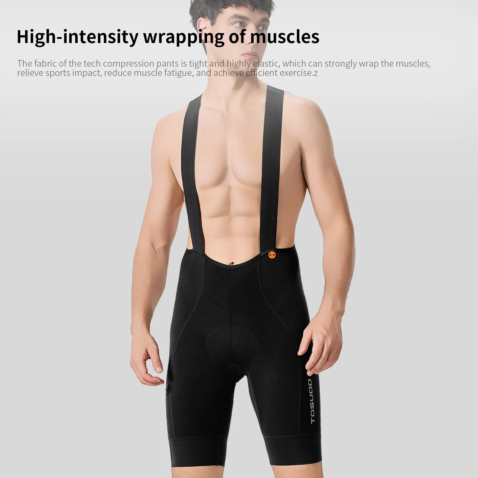 TOSUOD شورت مريلة ركوب الدراجات يمكن أن يوفر الراحة لأكثر من 6 ساعات من السراويل القابلة للتنفس المرنة لركوب الدراجات #5