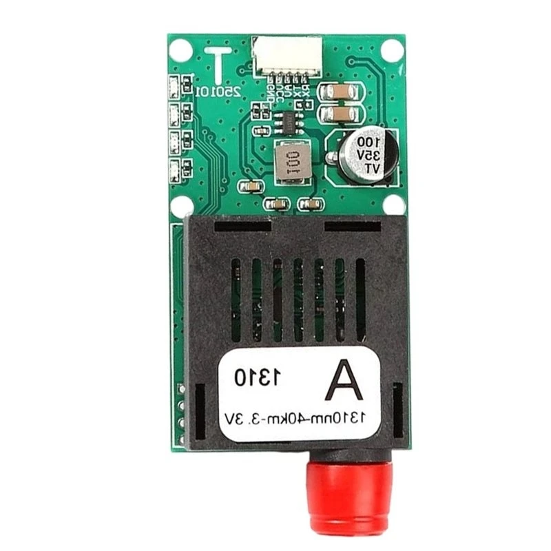 AU61-FC Interface 40KM TTL Fiber Transceiver Module Optical Terminal Equipment AV/VCC GND TX