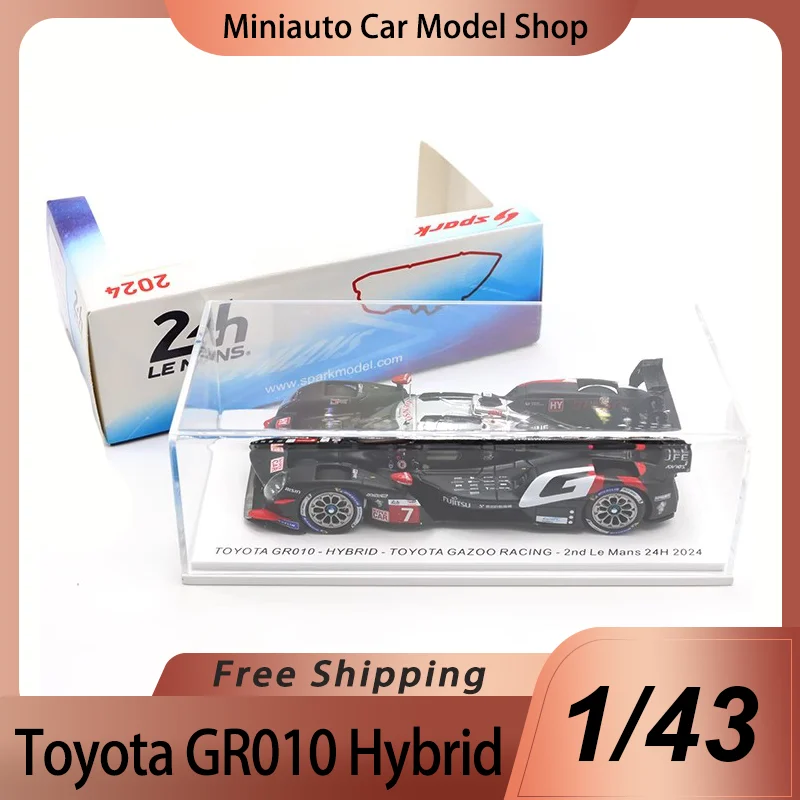 Em estoque faísca 1:43 toyota gr010 híbrido le mans 24h 2024 liga