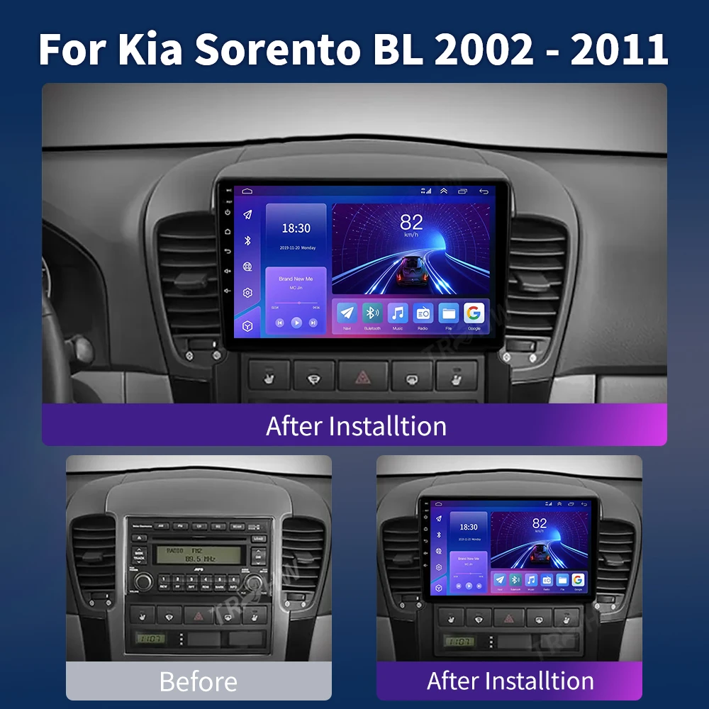 For Kia Sorento BL 2002 - 2011 Car Radio Multimedia Video Player Navigation GPS Android No 2din 2 din dvd