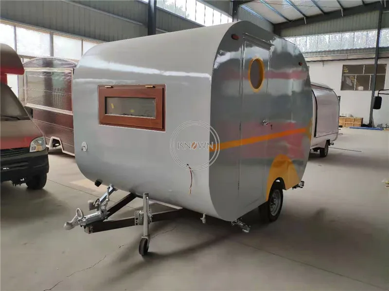 Remorque mobile pour café, collations et aliments, distributeur automatique de rue, camion alimentaire, chariot de restauration rapide, kiosque