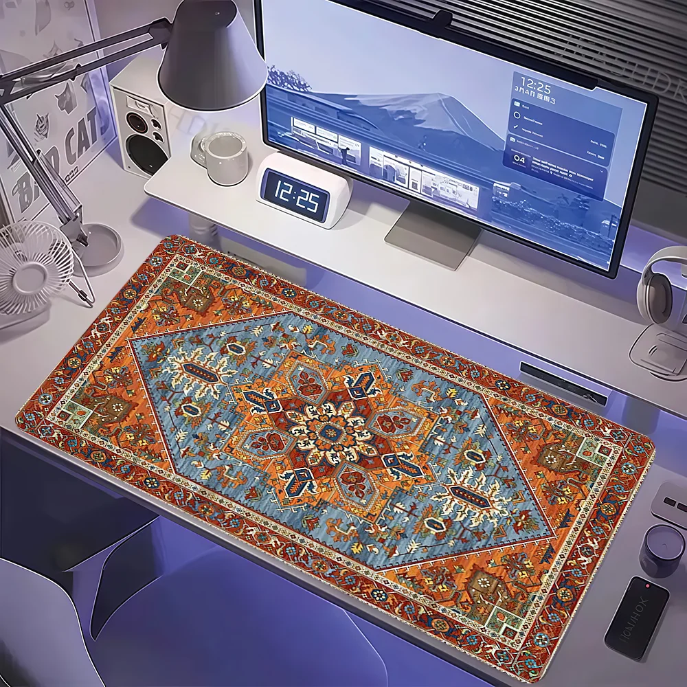 Persian Art Pattern Mouse Pad Non-slip Thickened MousePad Large Writing Lockedge Office Student Gaming Cushion