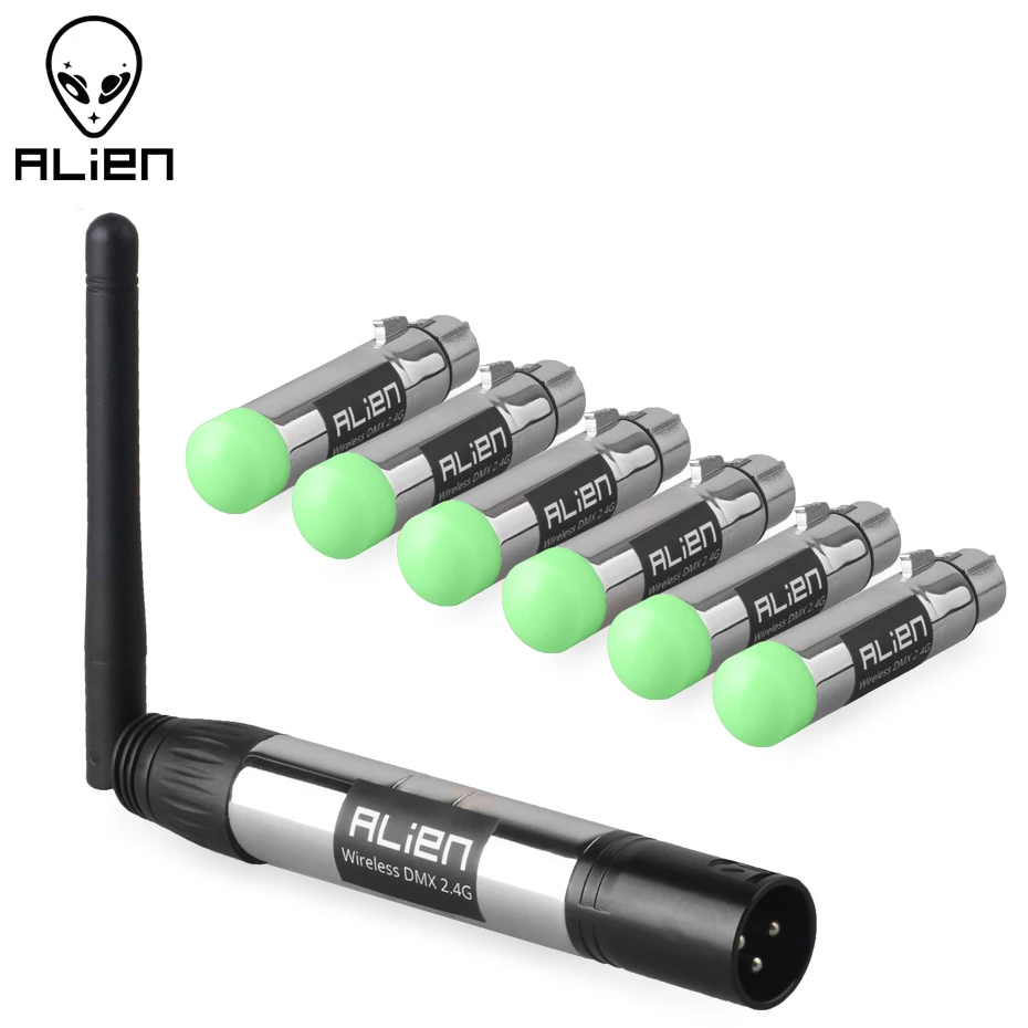 alien receptor transmissor sem fio para disco dj party bar stage movendo head beam iluminacao laser controlador dfi 24g dmx512 01