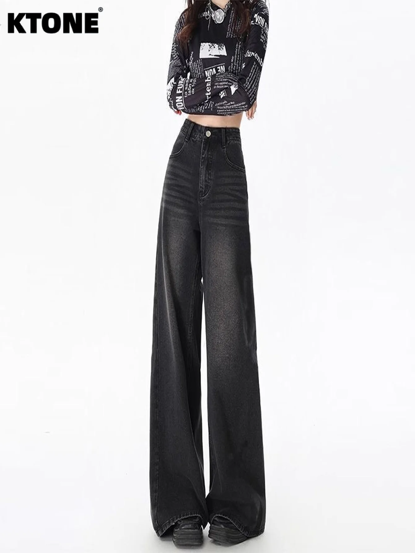 

Men's Loose Black Jeans Pant Original Quality For Man Relaxed Daily Wear No accessories or belts included