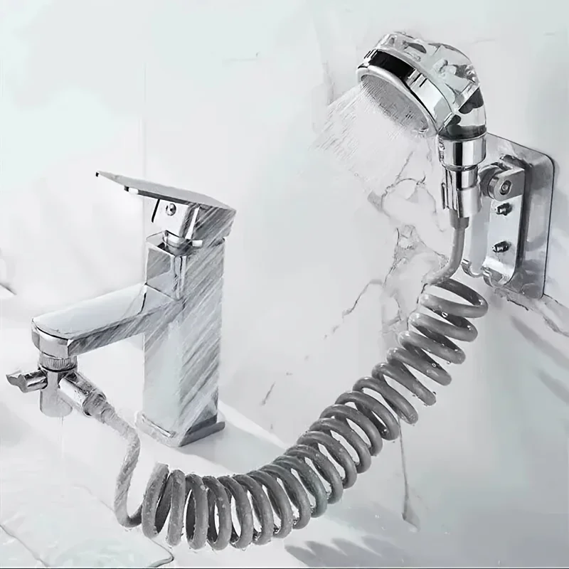 Set of Adjustable Faucet Attachments, Ideal for Extending Taps in Sinks, Bathrooms, Or Kitchens