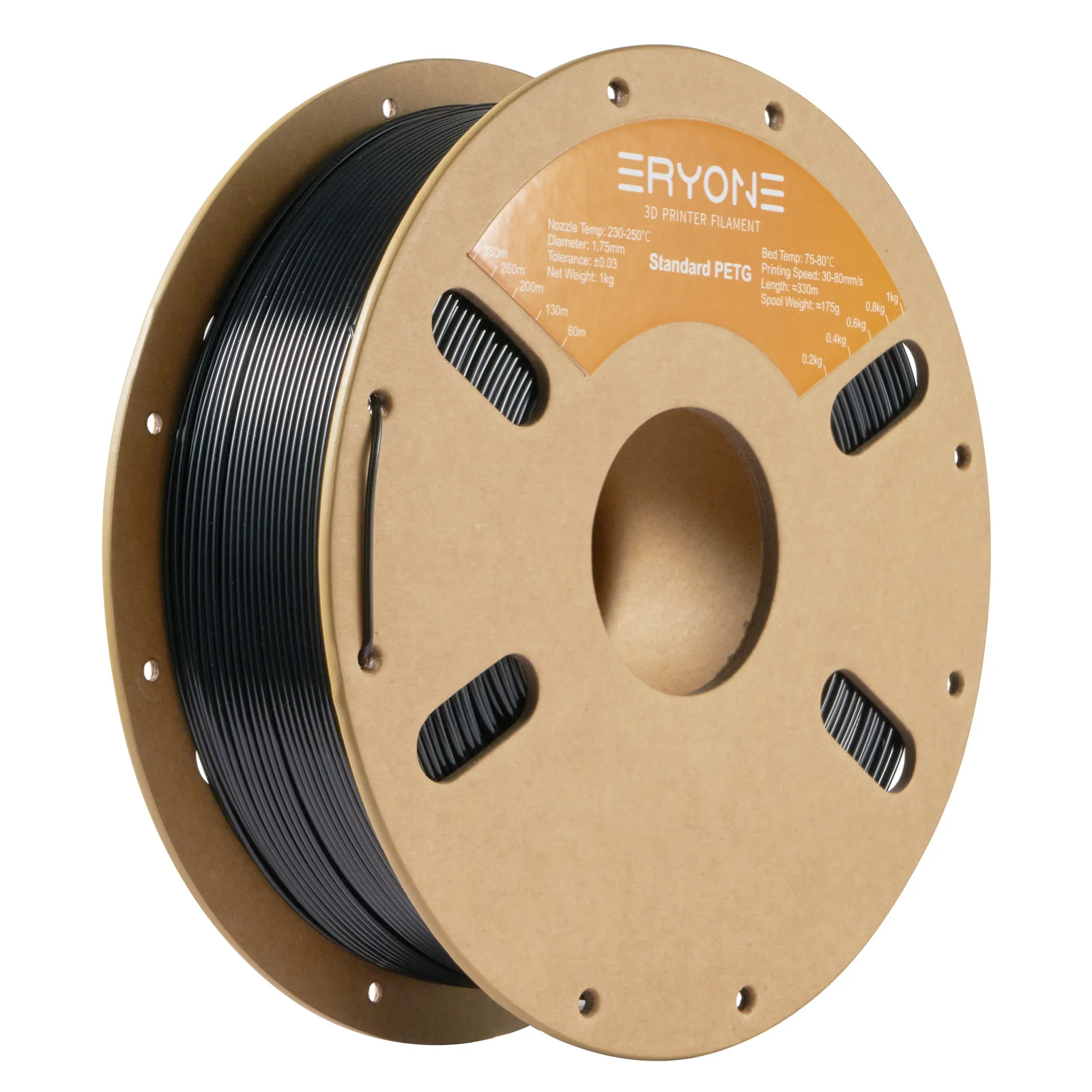 ERYONE 10KG Standard PETG Filament 1,75mm für 3D-Druck, Mehrfarbig Erhältlich, PETG-Filament, 3D-Filament Großhandel, 1KG/Spule – Detail 22