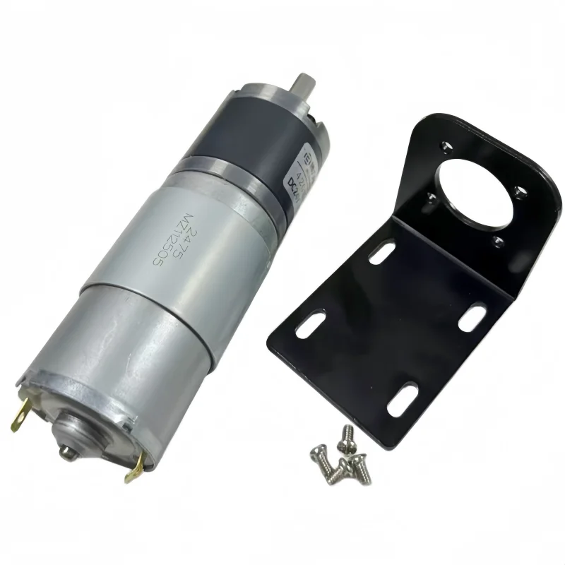 24v planetary gear reduction motor, photovoltaic panel cleaning equipment motor 42-795 with bracket