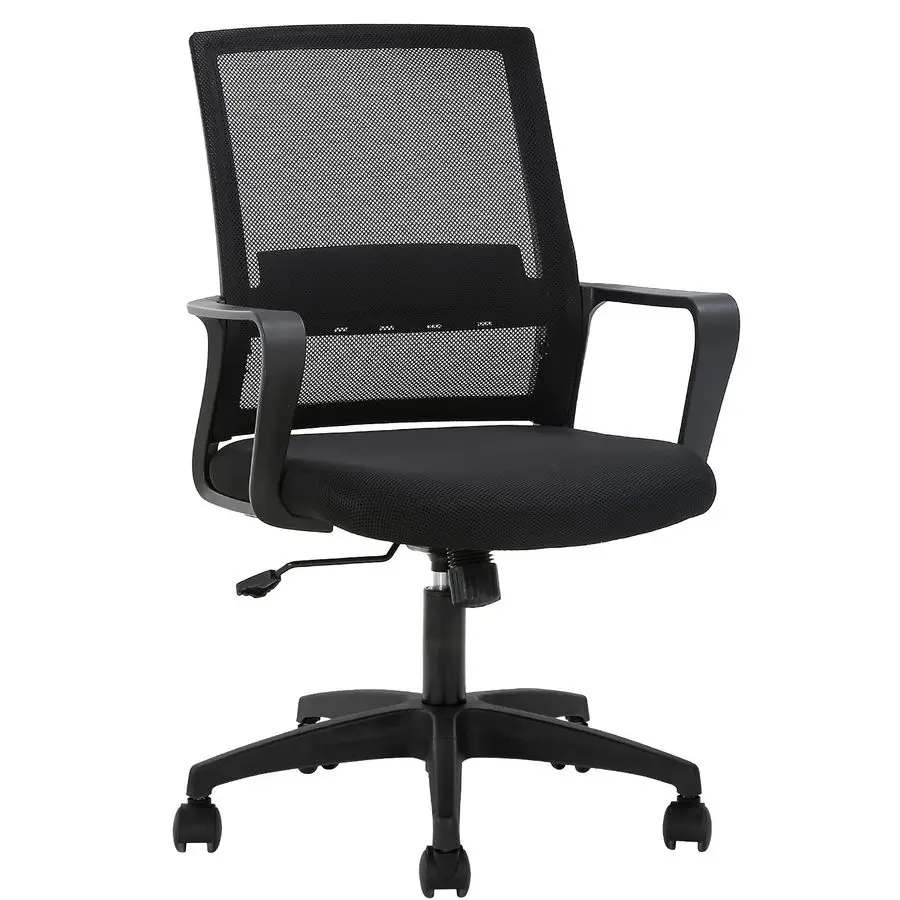 Office Chair Ergonomic Desk Chair MidBack Mesh Computer Chair Lumbar Support Comfortable Executive Adjustable Rolling Swivel Tas