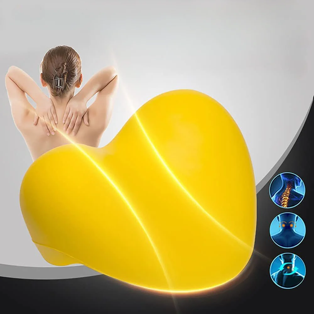 Heart-shaped Bathtub Pillow  Single Shoulder and Neck Special Bathtub Waterproof Ring Pillow Cervical Spine Massager