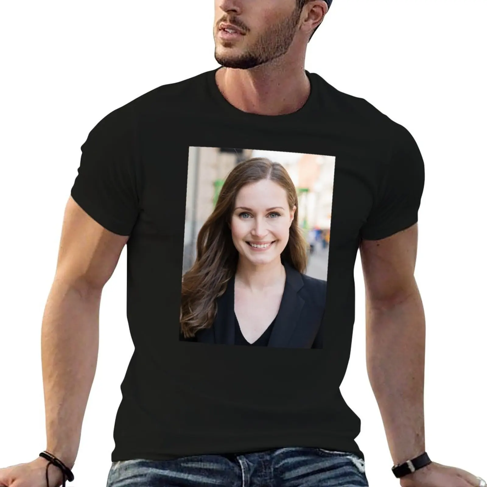 sanna marin T-Shirt Basic Tee Shirt for Everyday Outfit
