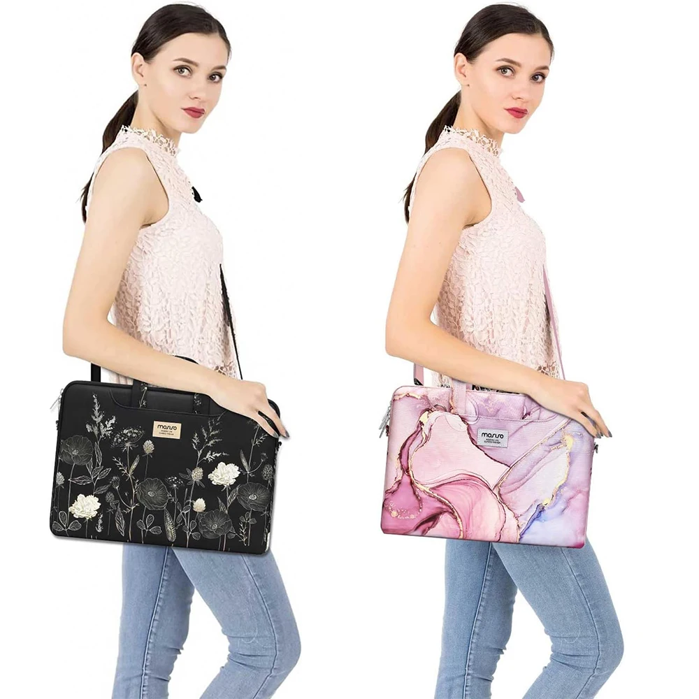 Laptop Bag Women 13.3 14 15 16 17.3 inch Computer Shoulder HandBag for MacBook Air Pro Dell Asus HP Notebook Sleeve Briefcase