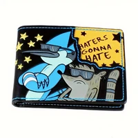 Cartoon Leather Wallet for Men |   Boy's Wallet |   "Those Who Hate Will Hate" Embroidery |   Ideal Choice for Holiday Gifts 2