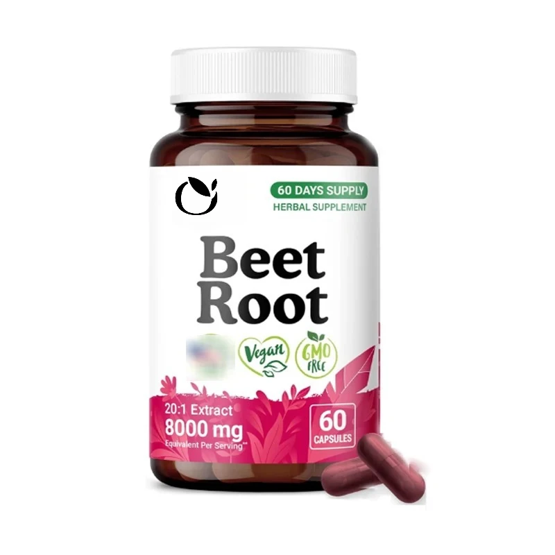 Beet Root Capsules - 60 Count - Overall Health Supplement