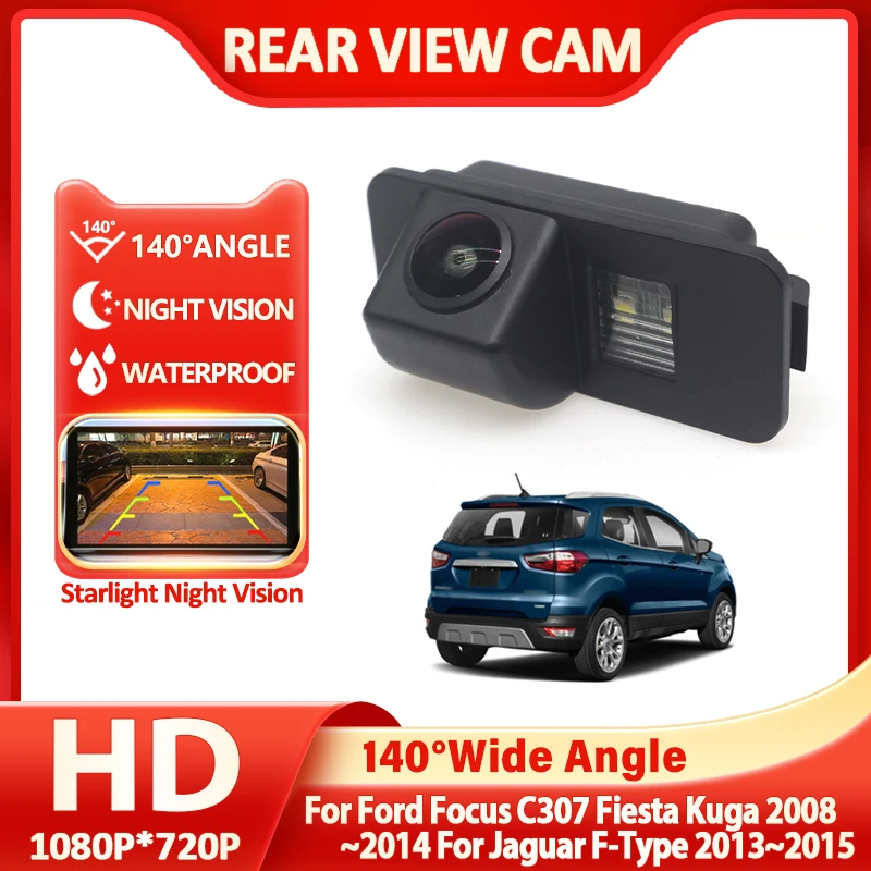 Car Rear View Camera CCD 1080P Backup Reverse Parking 140 Degree For Ford EcoSport MK2 2013~2018 For Ford S-Max MK1 2006~2014