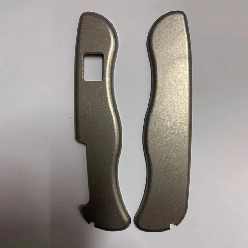 Imagem -05 - Titanium Grip Handle Escalas com Eixo Bloqueio Buraco Tipos Fit para Victorinox Facas do Exército Suíço Oututrider Faça Você Mesmo Fazer Acessórios 111 mm