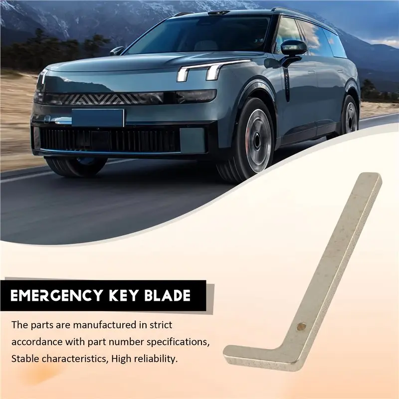 AB16-Uncut Small Smart Key Blade Car Emergency Insert Smart Key Blade Small Smart Key Blade