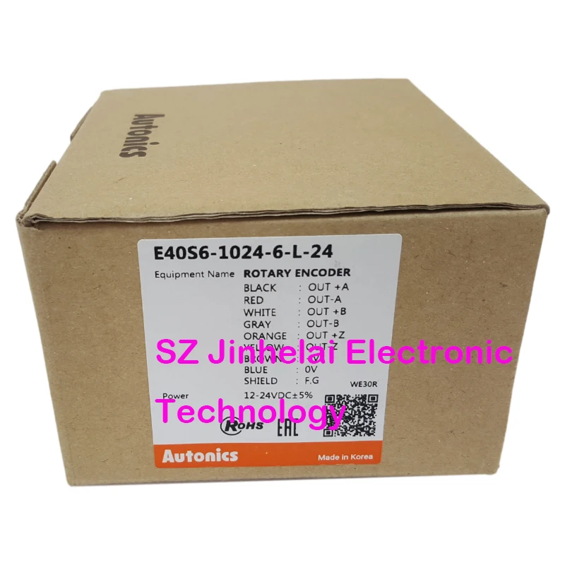 Новый и оригинальный E40S6-1024-6-L-24 E40S6-2000-6-L-24 Autonics недорогой инкрементный поворотный энкодер миниатюрный