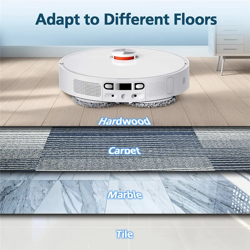 Dreame L40 Ultra、L10S Ultra、L10S Ultra Gen2、X40 Ultra、L10s Pro Ultra Heat、L20 Ultra ロボット掃除機用交換用モップパッド