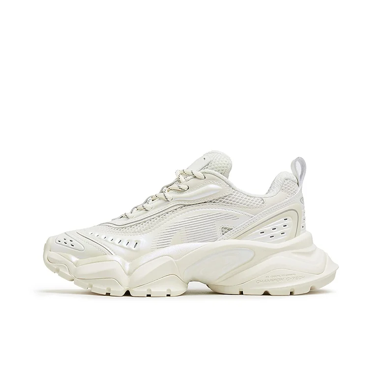 Champion Tooth Shark 2.0 Synthetic Leather, Textile Balance Low top Chunky Sneakers Women's U5CFCCW60A1