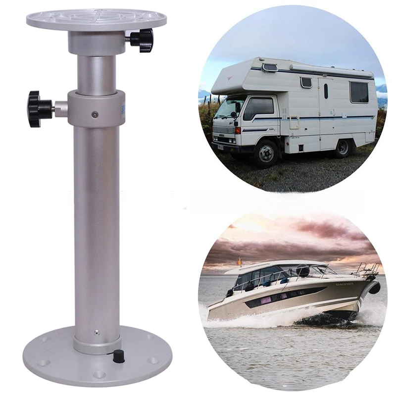 

RV Table Leg RV Table Stand Table Pedestal Leg 460 To 700mm Adjustable 360° Rotatable For RV Camper Boat Yacht Home