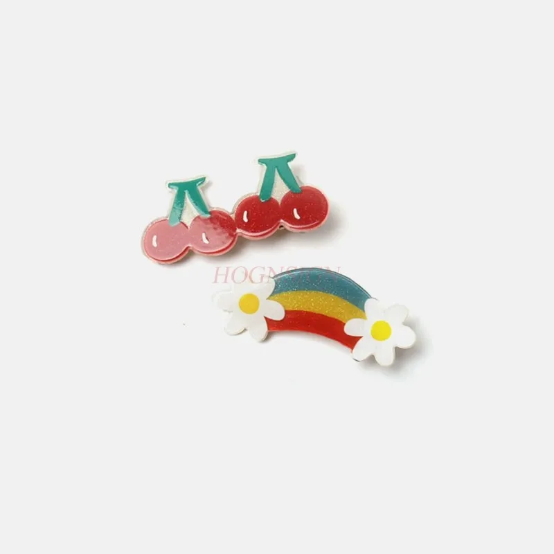 Girls' Cute Cartoon Animal Fruit Hairpin New Sweet and Simple Versatile Hairpin Headwear