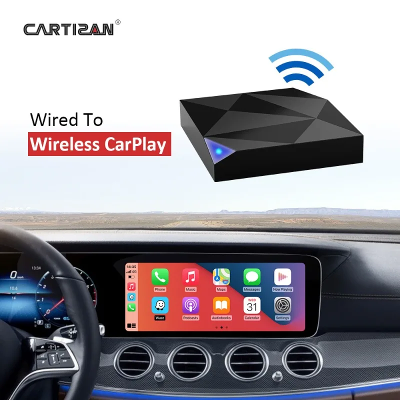 Road Zhiyin drahtloses Carplay-Modul für AndroidAUTO Android-Box-Auto-Smart-Car-Bildschirmprojektor