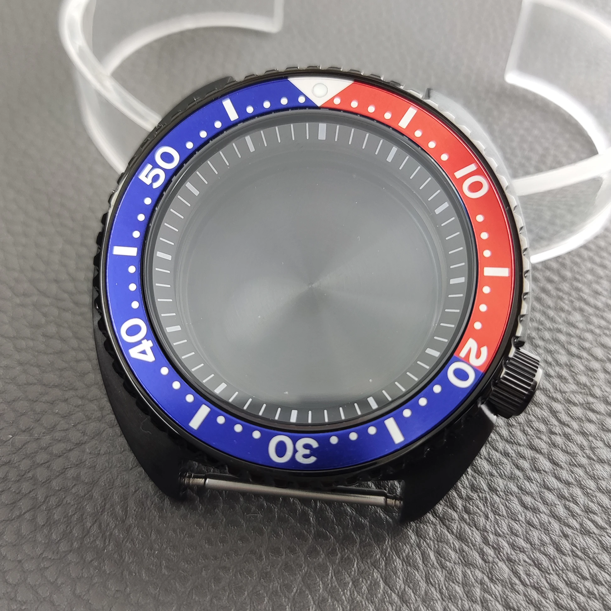 

NH35 Case 41.5mm Seik O Watch For SKX007 008 Sapphire Glass Fit NH35 NH36 Movement Watch Replacement Parts Accessories Case