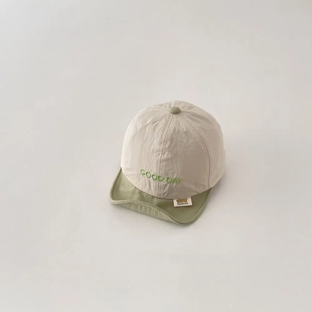New Summer Letter Baseball Cap Soft Quick-drying Baby Peaked Hat Thin Breathable Children Visors Cap Boys Girls