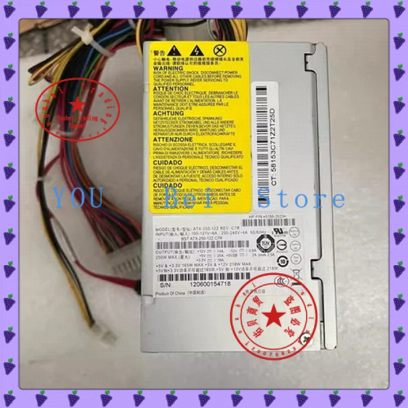 250W para Bestec HP 5188-2622 DX 2000 Series ATX-250-12Z 410719-001 Fuente de alimentación
