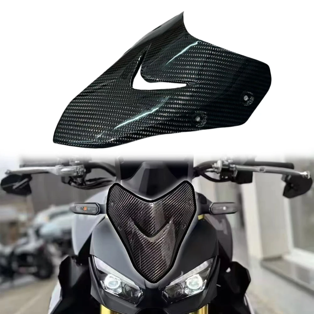 

100% carbon for Honda CB1000SP HORNET 2025 modified carbon fiber front windshield instrument cover windscreen deflector