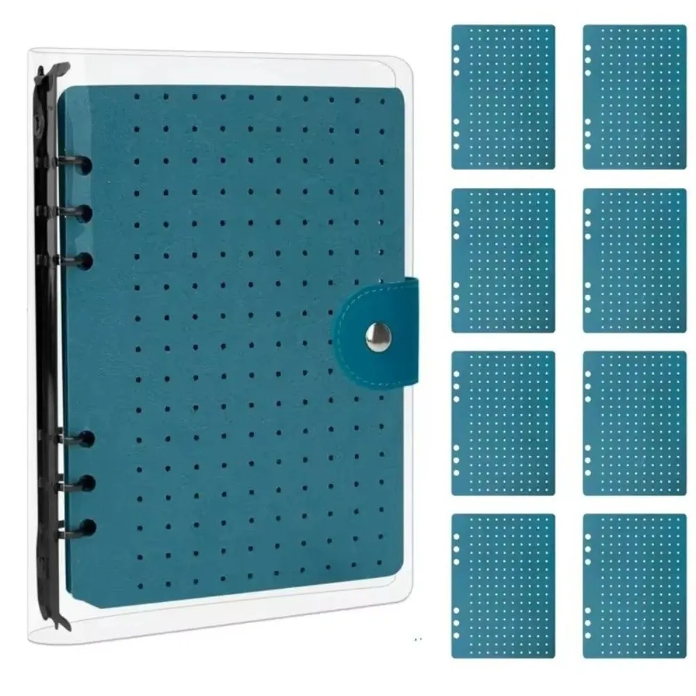 

8 Pages Felt Brooch Storage Book Dust-proof Space Saving Brooch Display Board Creative Portable Badges Collection Book