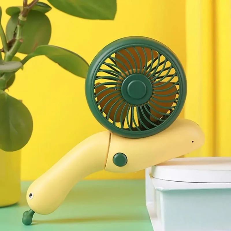 1 ventilateur de bureau portable, silencieux et puissant, pliable, en forme d'escargot._voghion.com