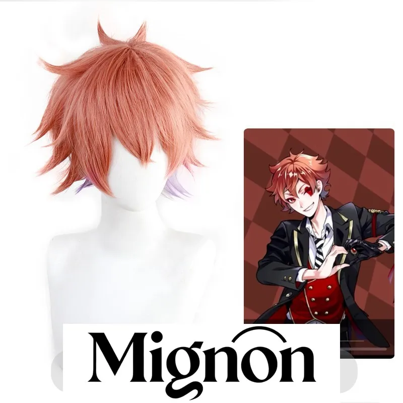 

Парик для косплея Twisted Wonderland The Little Mermaid Ace Trappola Overly Light Purple