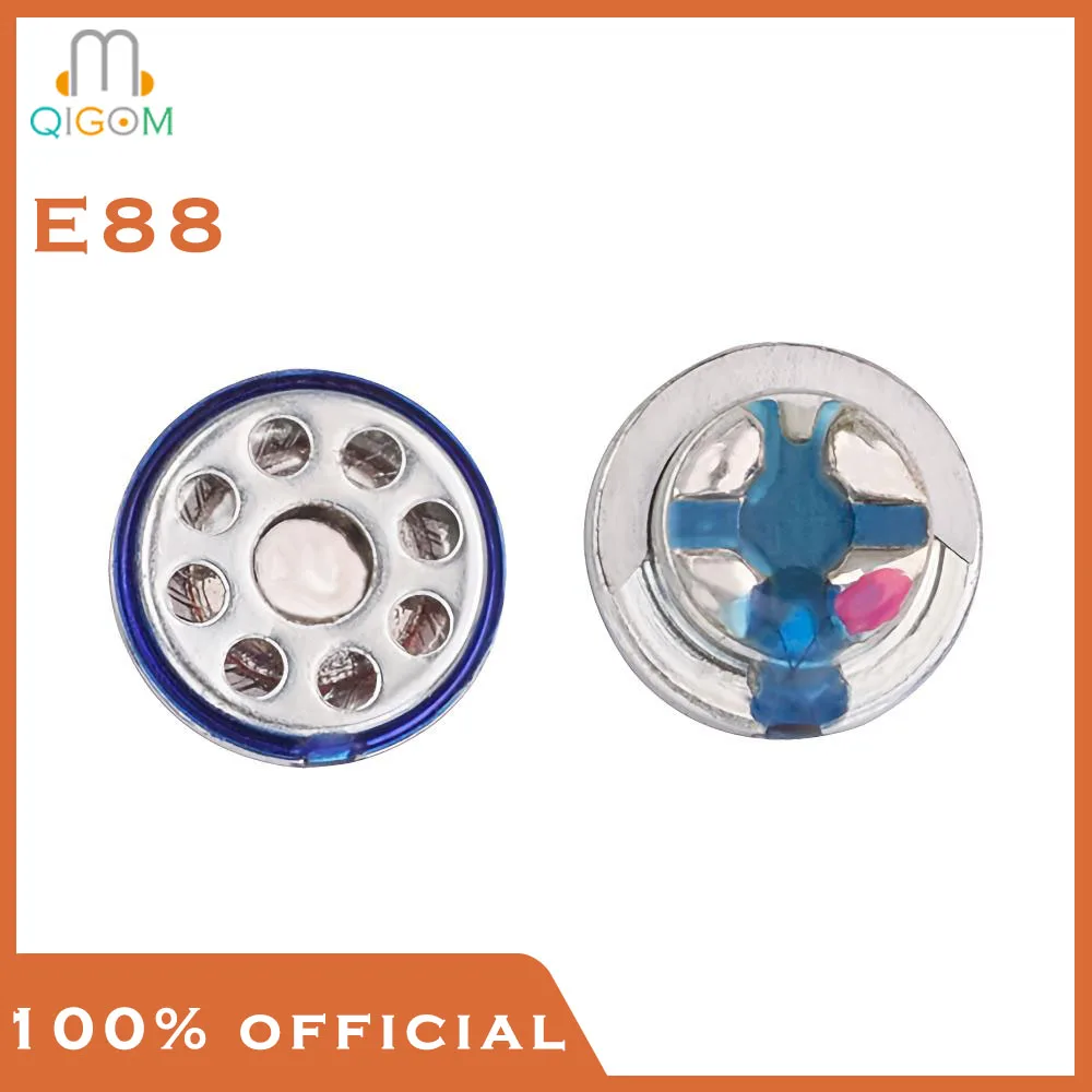 

QIGOM E88 32ohms 102dB DIY Earphone Driver Titanium Film 10MM Speaker Unit Strong Magnetic Drive Alto Treble High Resolution