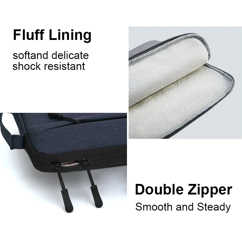 Multi-use Laptop Sleeve Bag With Handle for 11" 12" 13" 14" 15" 15.6" Inch All Laptop Shockproof Computer Notebook Bag Case