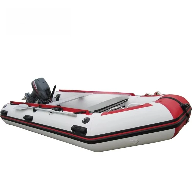 Barca da pesca gonfiabile in PVC con pavimento in alluminio