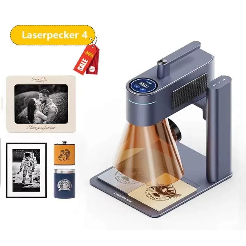 [Best verkocht] BeamPecker LP4 Dual Beam-bronnen Draagbare en draagbare kleine Beam DIY-graveur voor alle materialen Metaal Kunststof