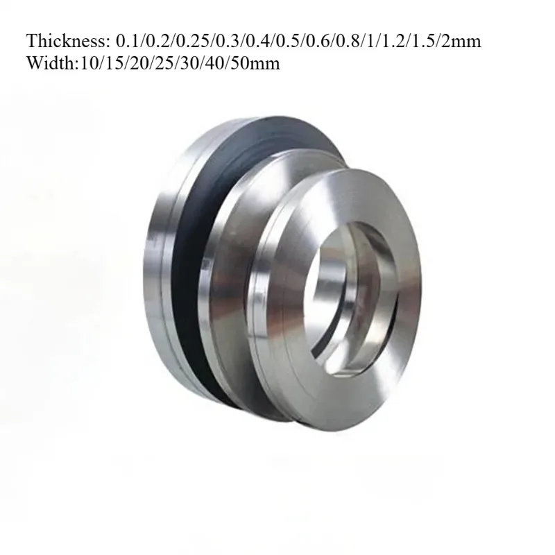 1/2/5Meters 1060 Aluminum Strip Thick 0.1mm - 2mm Width 10/15/20/25/30/40/50mm Aluminum Tape al Roll Foil Sheet for DIY Material