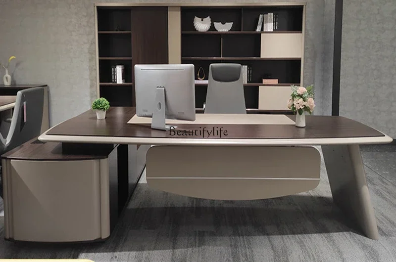 

D06President of high-end boss desk, general manager of large class desk, simple and modern