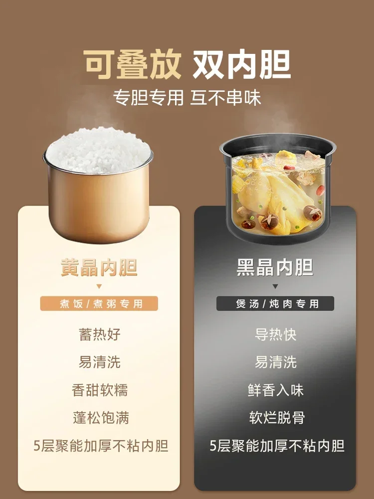 Midea electric pressure cooker household rice cooker automatic intelligent rice multifunctional soup pot pressure cooker