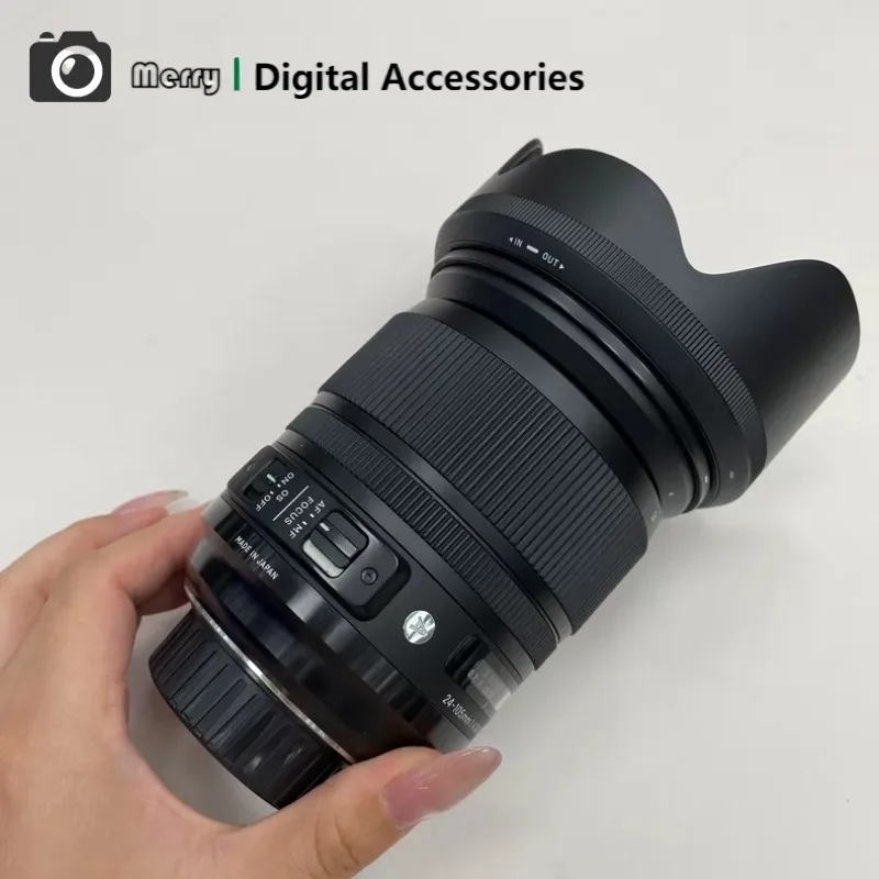 95% New Genuine For Sigma 24-105mm F4 DG OS HSM Art Lens Full Frame DSLR Standard Zoom Lens For Canon EF Mount For Nikon F Mount