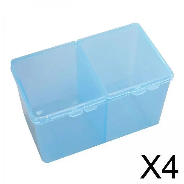 

Портативный держатель для ватных дисков, коробка для тампонов для макияжа, пылезащитный контейнер для хранения косметики с двойной сеткой для сумки для туалетных принадлежностей