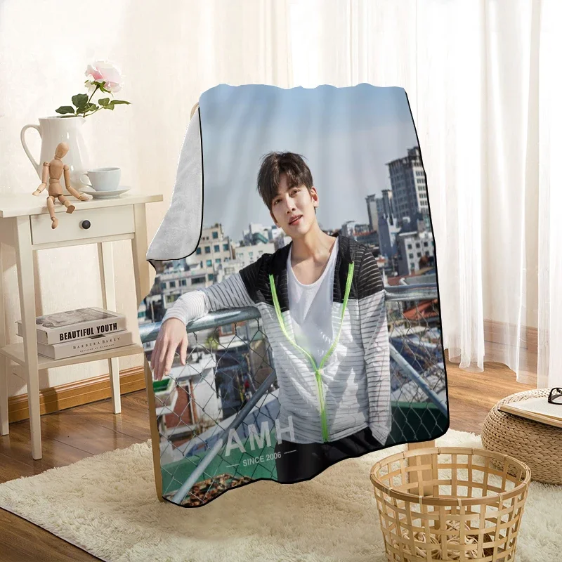 New Arrival Ji Chang Wook Blankets Printing Soft Blanket Throw On Home/Sofa/Bedding Portable Adult Travel Cover Blanket