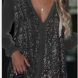 10 Hauptverkaufsbluse Paetê Helligkeit - №2