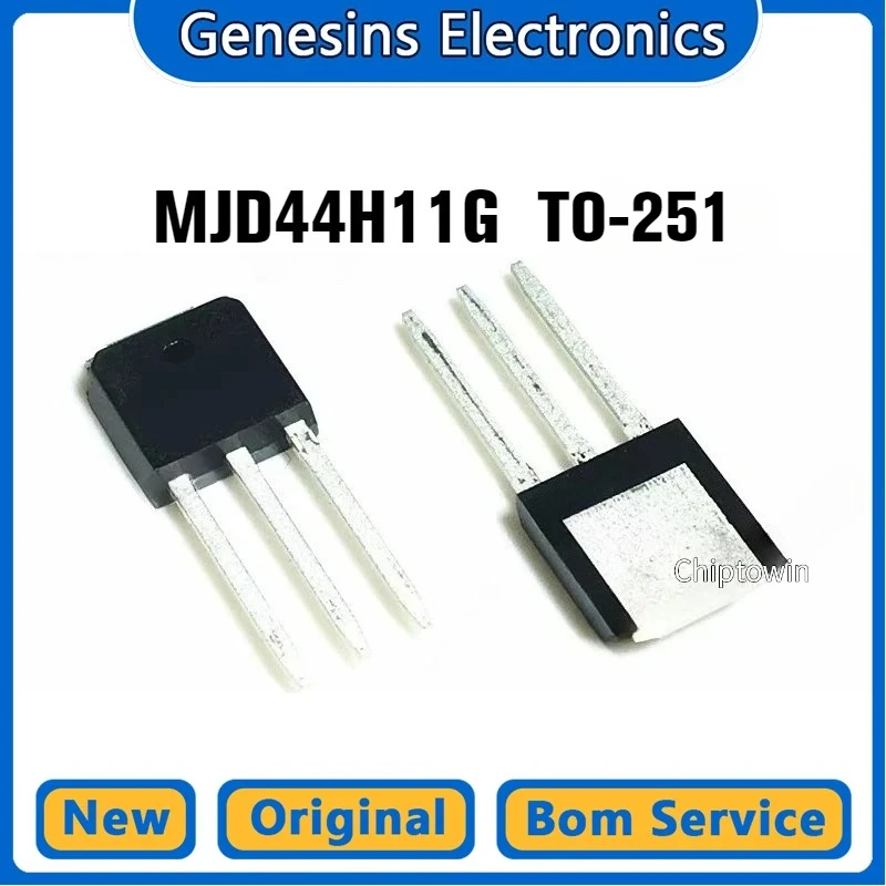 10 buah MJD44H11G TO-251 J44H11G 44H11G 4H11G