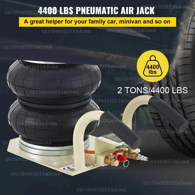 Pneumatic Jack 2 Ton/4400 LBS Air Bag Jack Triple Bag Air Jack for Vehicle Extremely Fast Lifting Action