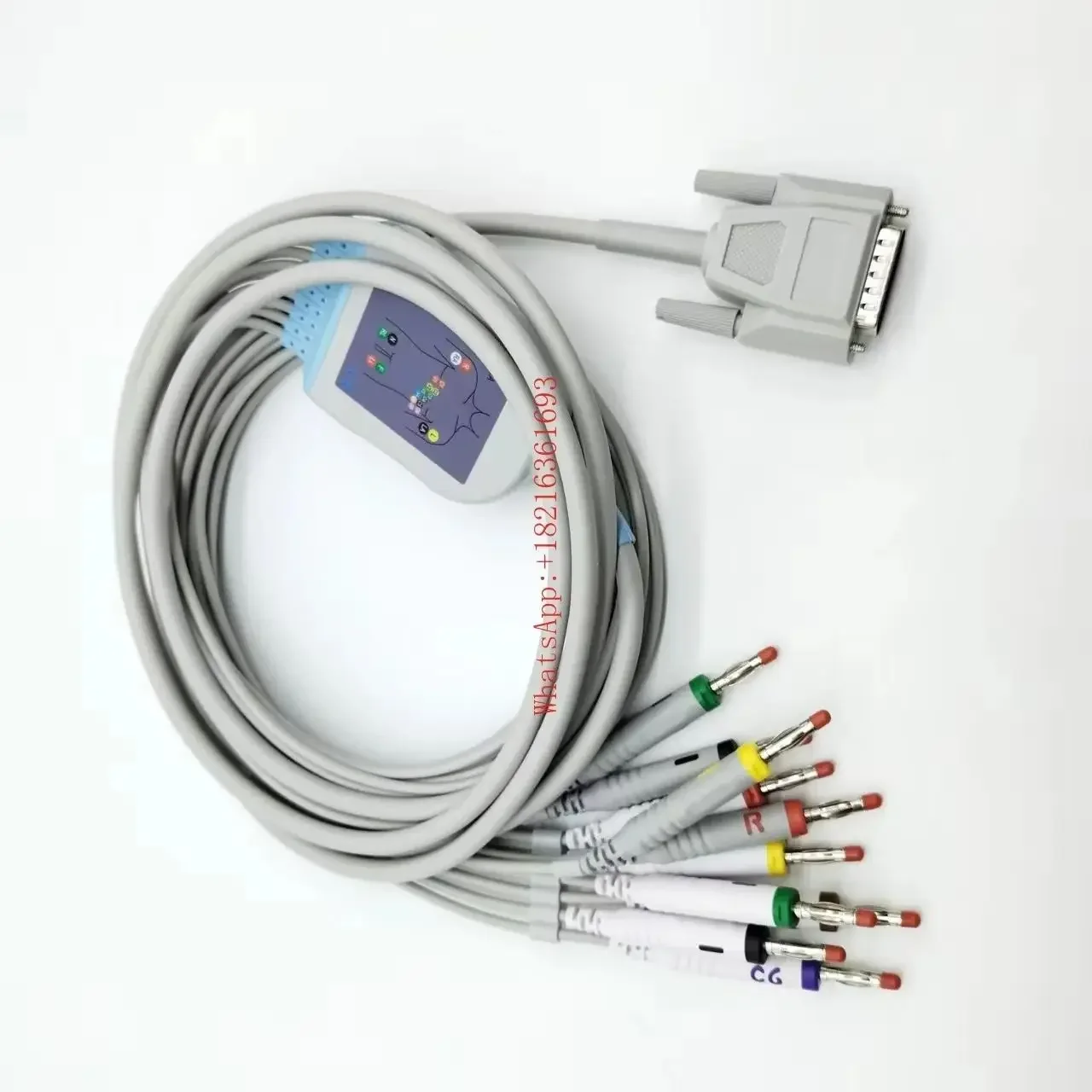 2006GOOD Twelve Lead ECG Machine Leads With Three Rows And 26 Pins