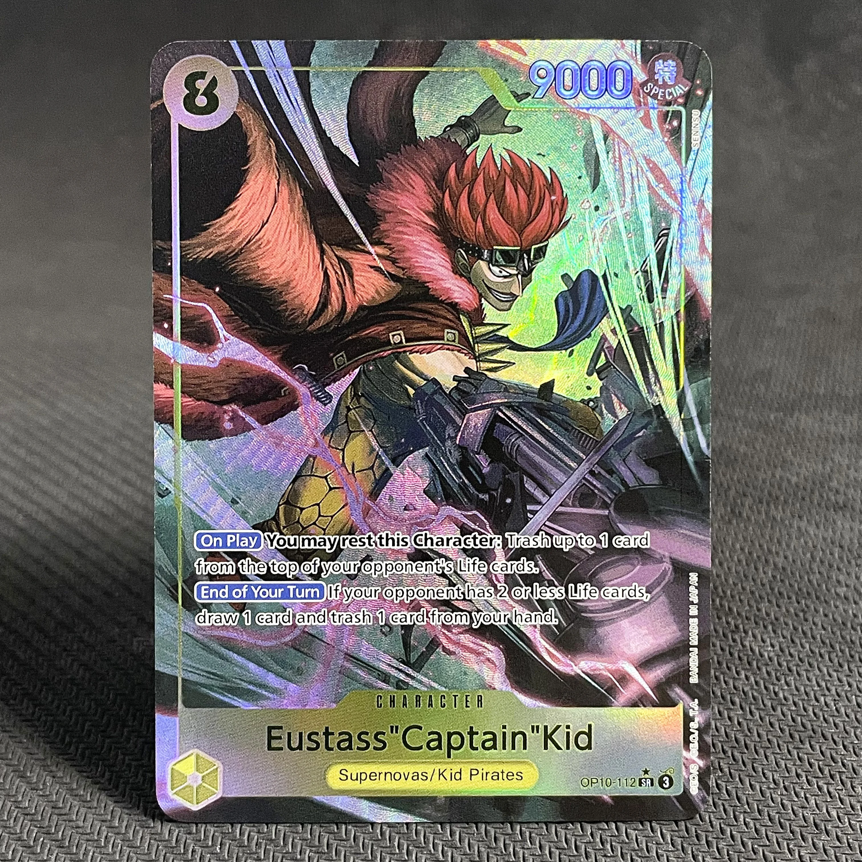 Anime One Piece Card Monkey-D-Luffy Manga Paralelo OP-05 Charlotte