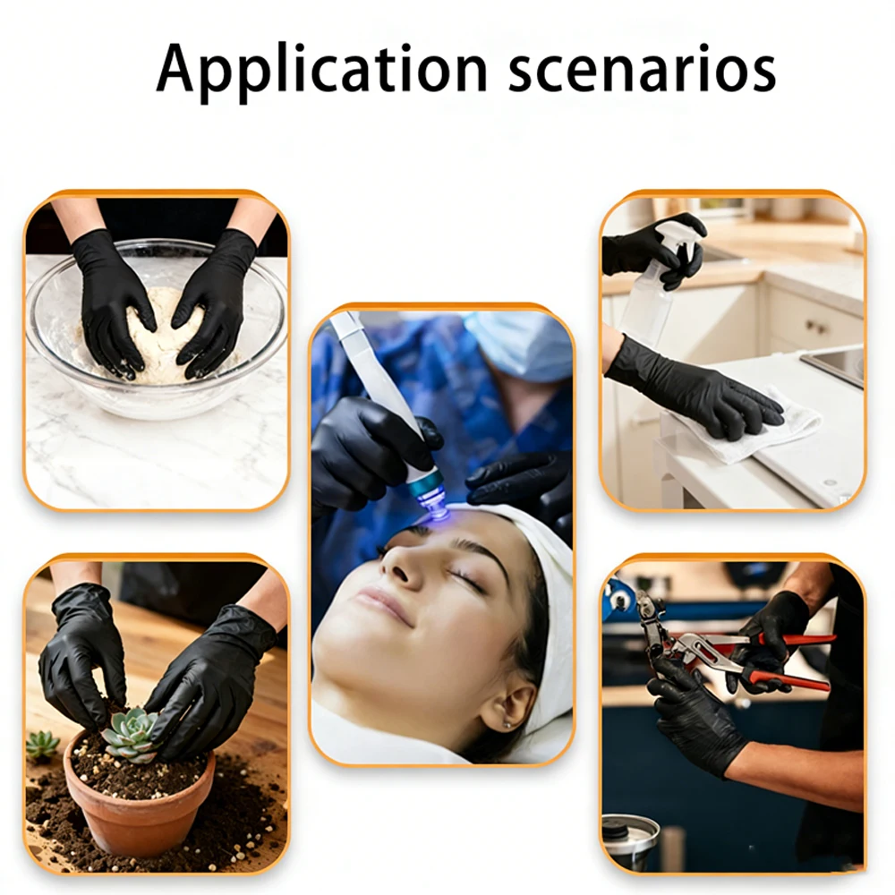 Guantes de nitrilo sintético d - Rubber Glove Cleaning reseña y precio