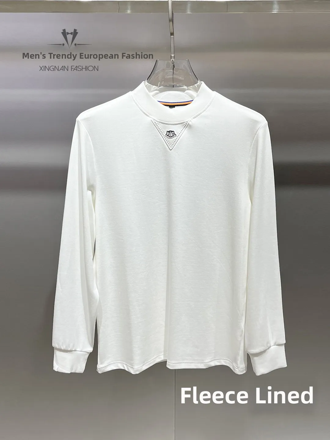 

Мужская толстовка с капюшоном Slim Fit на флисовой подкладке, с высоким воротником, базовый слой, повседневная, удобная, дышащая, из смесового хлопка и полиэстера, зимняя